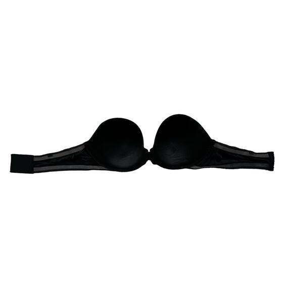 HARPER WILDE Base Strapless Bra in Black Size 40B Underwire Lightly Lined - Picture 4 of 8